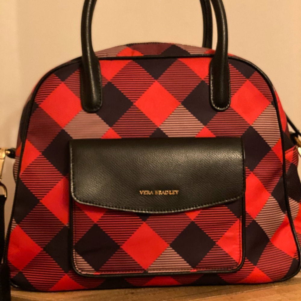 Vera Bradley Canvas Purse and matching wallet.